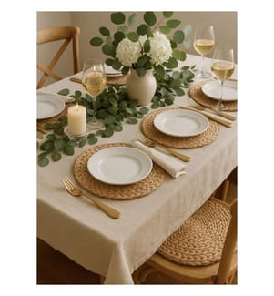 Tapis de table, bois, 100% paille