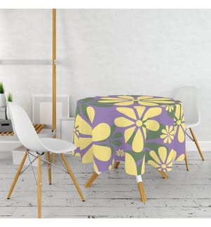 Tischdecke, mehrfarbig, 100% Polyester