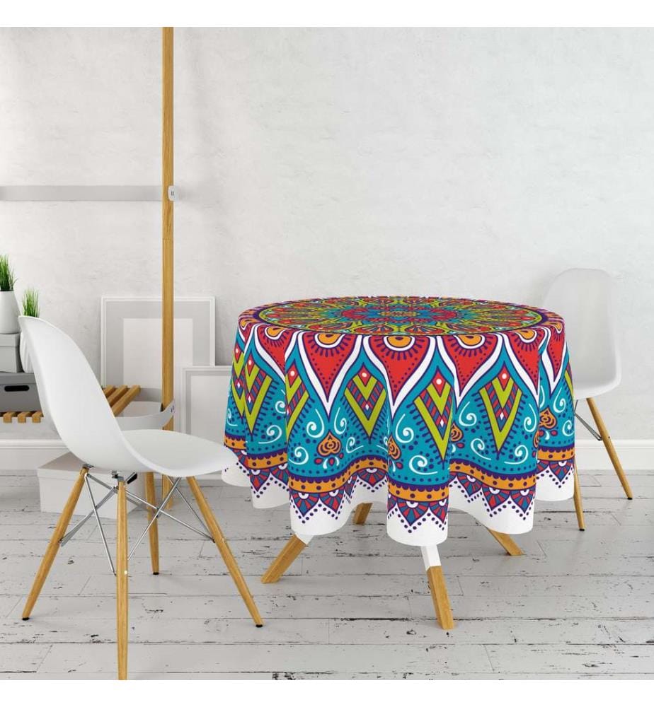Tablecloth, Multicolor, 100% Polyester