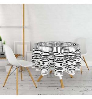 Tischdecke, mehrfarbig, 100% Polyester