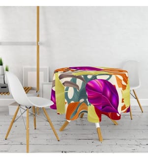Tischdecke, mehrfarbig, 100% Polyester