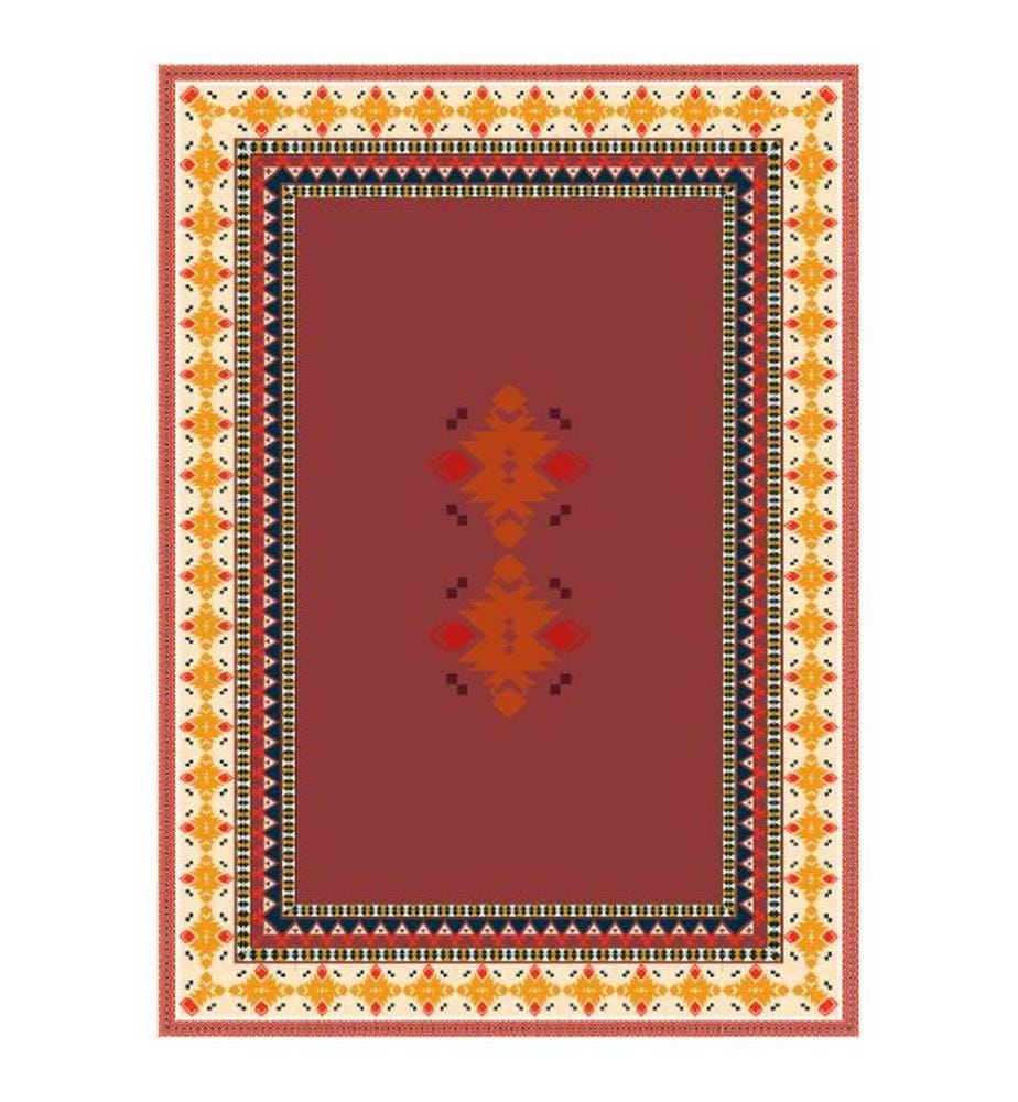 Nappe, 100 % polyester, rouge