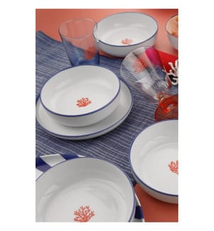 Schüsselset, 4-teilig, mehrfarbig, 100 % Porzellan
