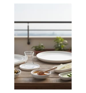Breakfast Set, 29 Pieces, Cream, 100% PORCELAIN