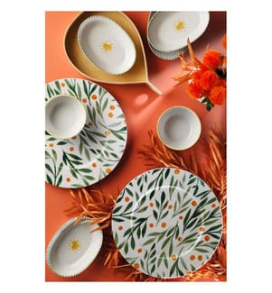 Service à petit-déjeuner, 8 pièces, multicolore, 100 % porcelaine