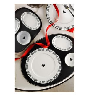 Service à petit-déjeuner, 8 pièces, multicolore, 100 % porcelaine