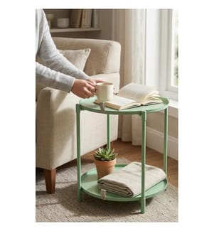 Table d'appoint, menthe, 100% MÉTAL