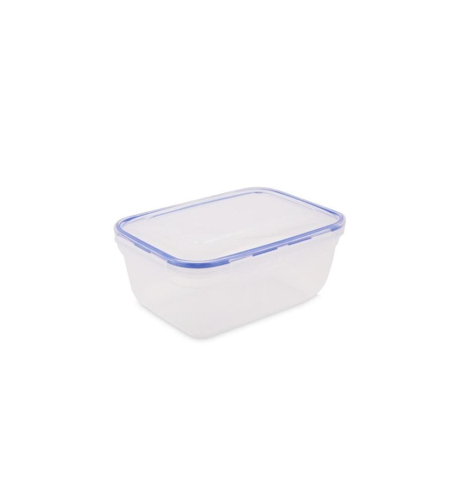 Set di contenitori, 3 pezzi, trasparente, plastica