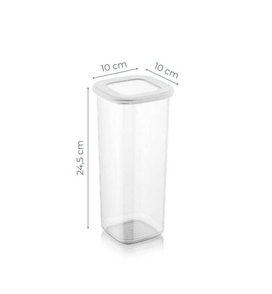 Storage Box Set, 12 Pieces, White, Plastic, Bpa Free
