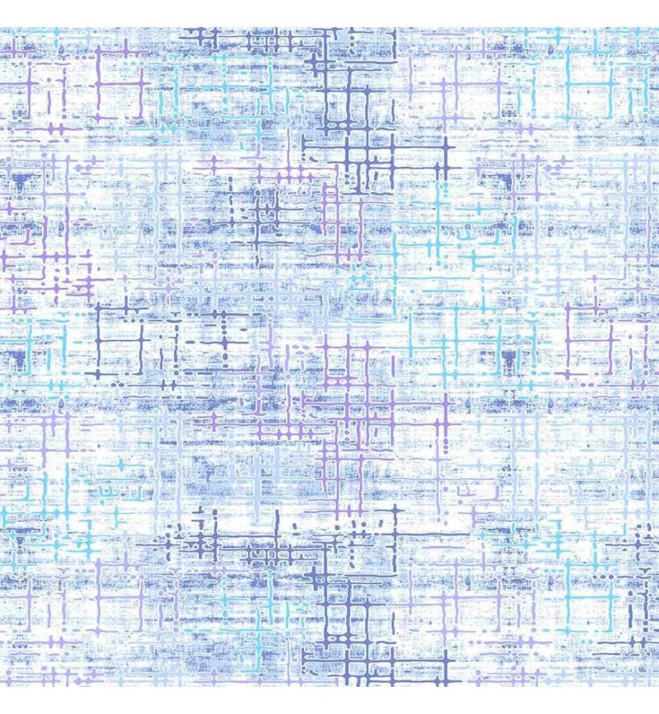Tapis, blanc, lilas, bleu, bleu marine, 100% polyester, 140 x 220 cm