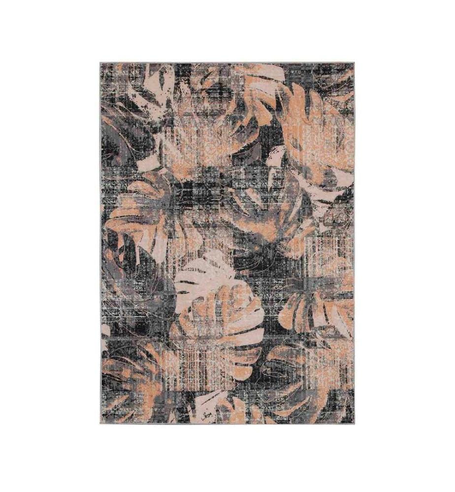 Tappeto, Crema, Visone, 100% poliestere, 80 x 120 cm