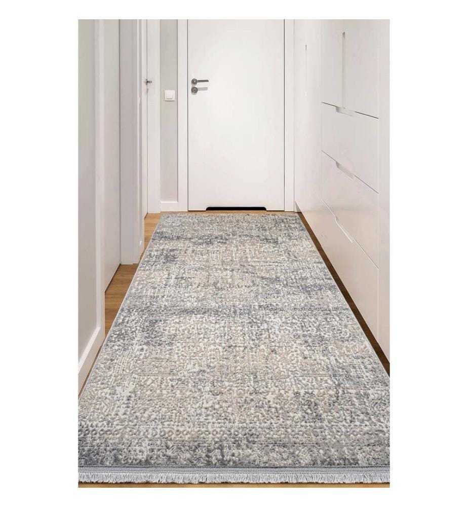 Teppichboden für den Flur, Grau, 100% Polyester, 100 x 300 cm