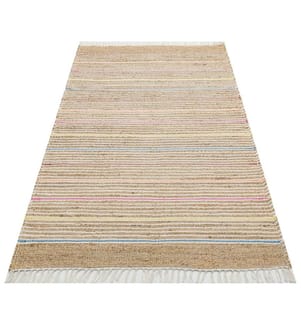 Teppich für den Flur, Creme, 100% Jute, 80 x 300 cm
