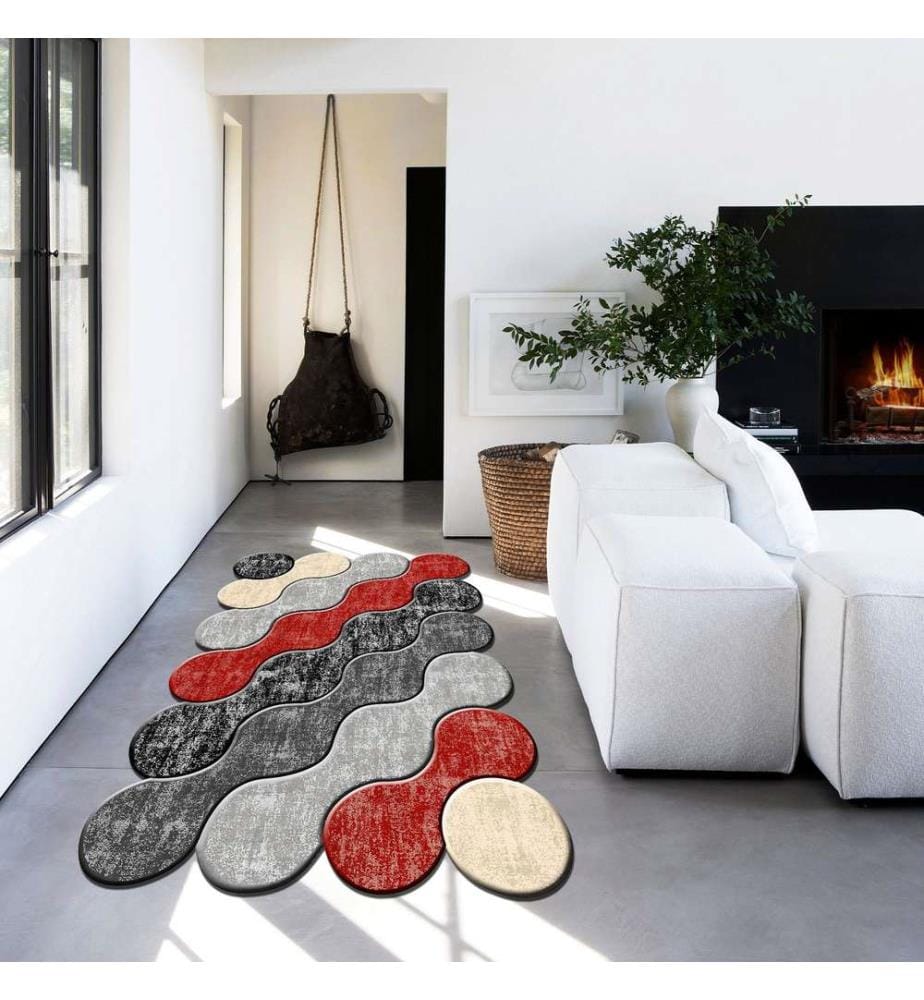 Bunt, Kurzflorteppiche, 80 X 120 cm, Polyester