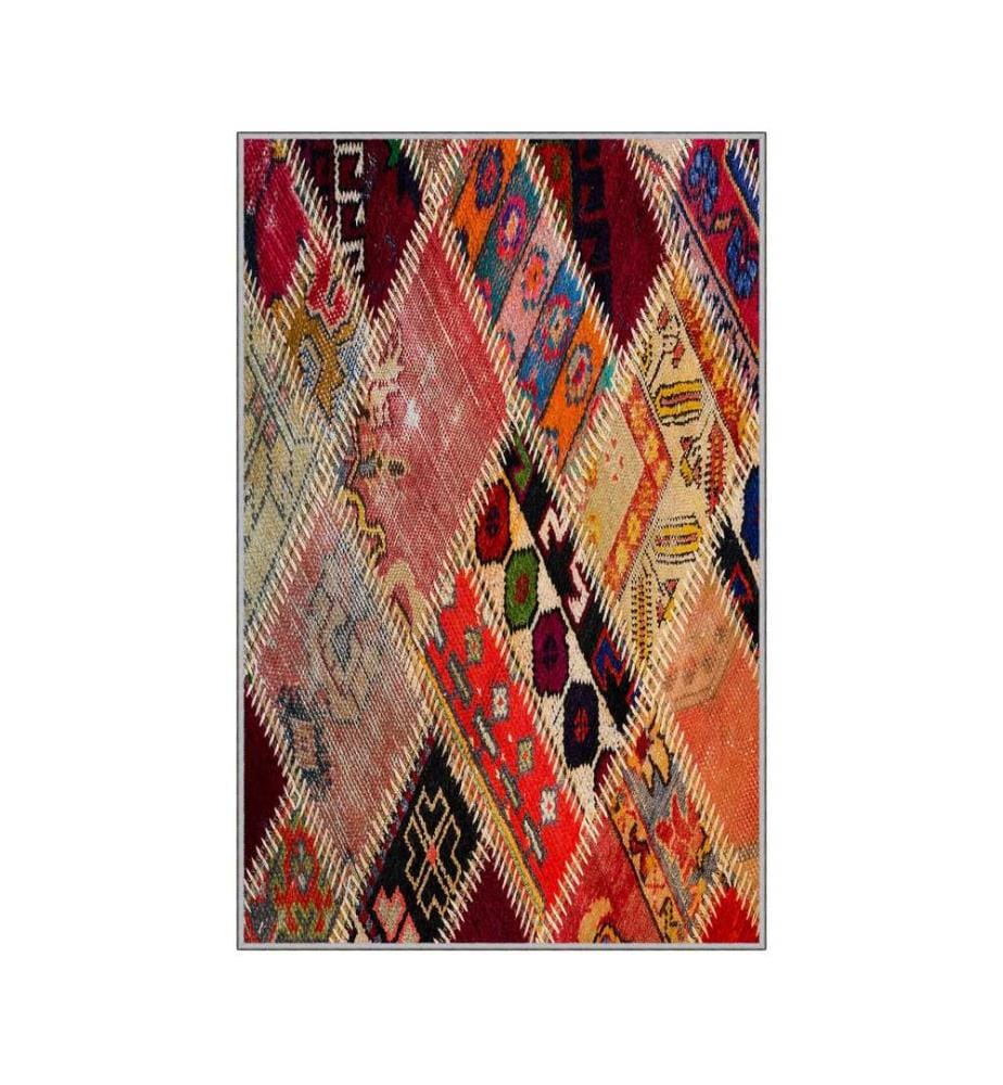 Flurteppich, Multicolor, 100% Polyester, 80 x 200 cm
