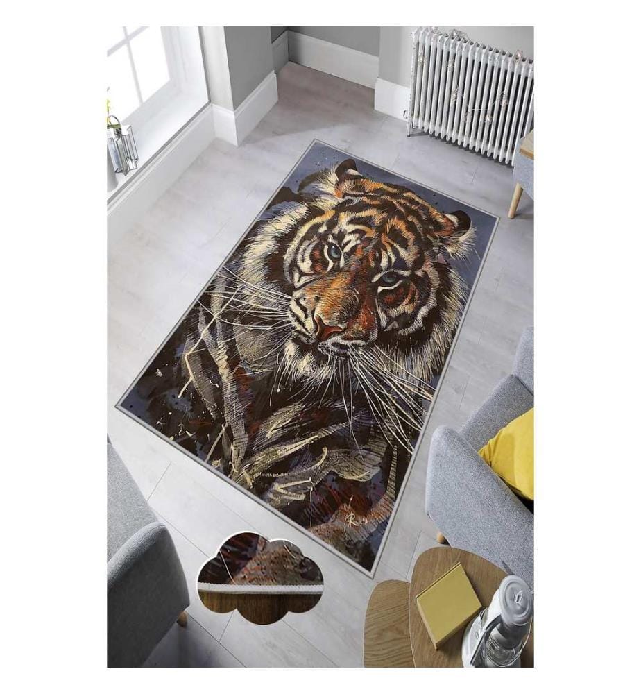 Flurteppich, Multicolor, 100% Polyester, 80 x 200 cm