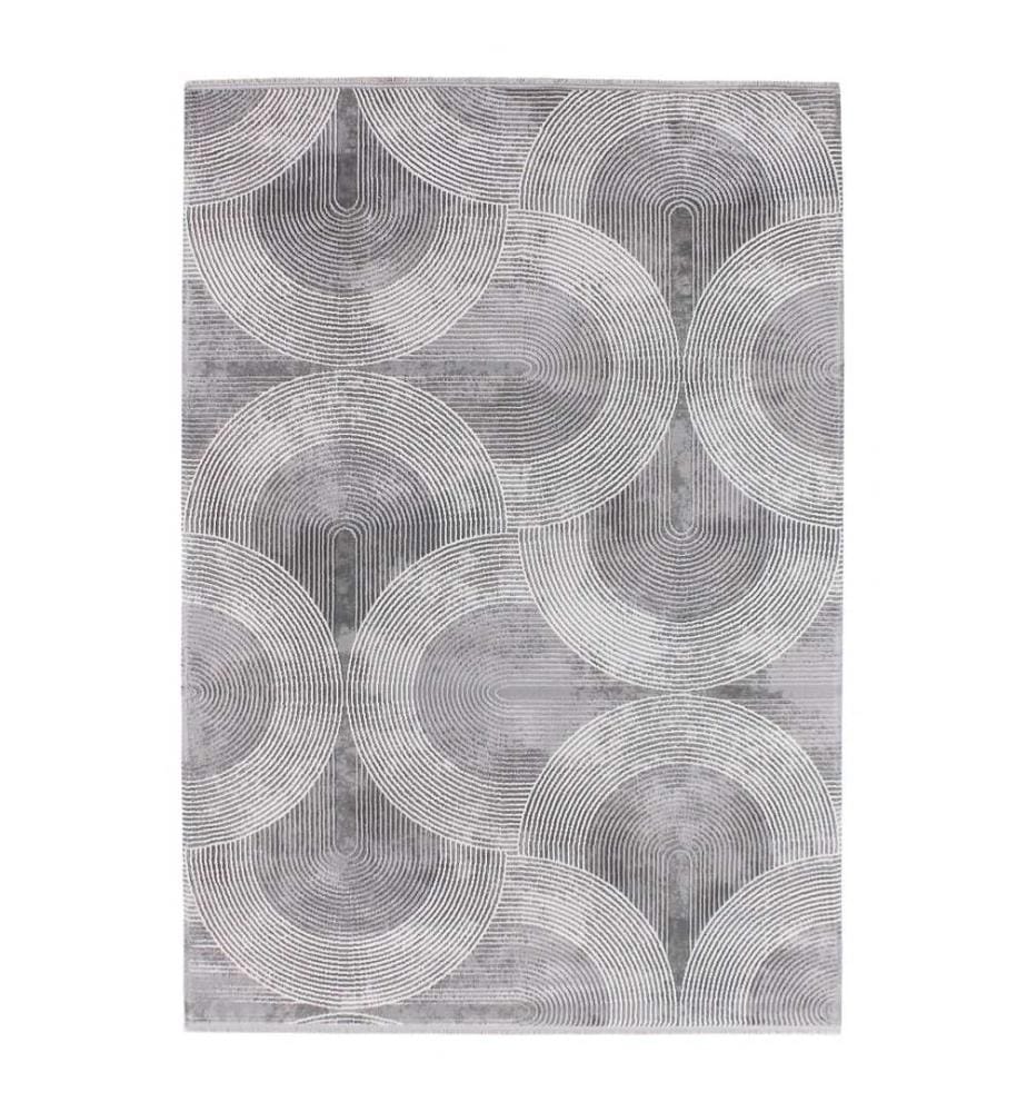Tappeto, grigio, 70% polipropilene / 30% poliestere, 100 x 200 cm