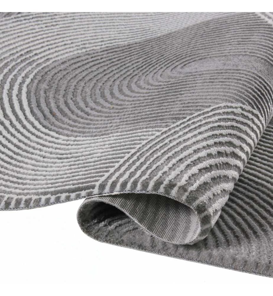 Tappeto, grigio, 70% polipropilene / 30% poliestere, 100 x 200 cm