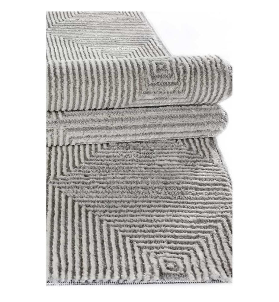 Tappeto, Grigio, 100% poliestere, 80 x 300 cm
