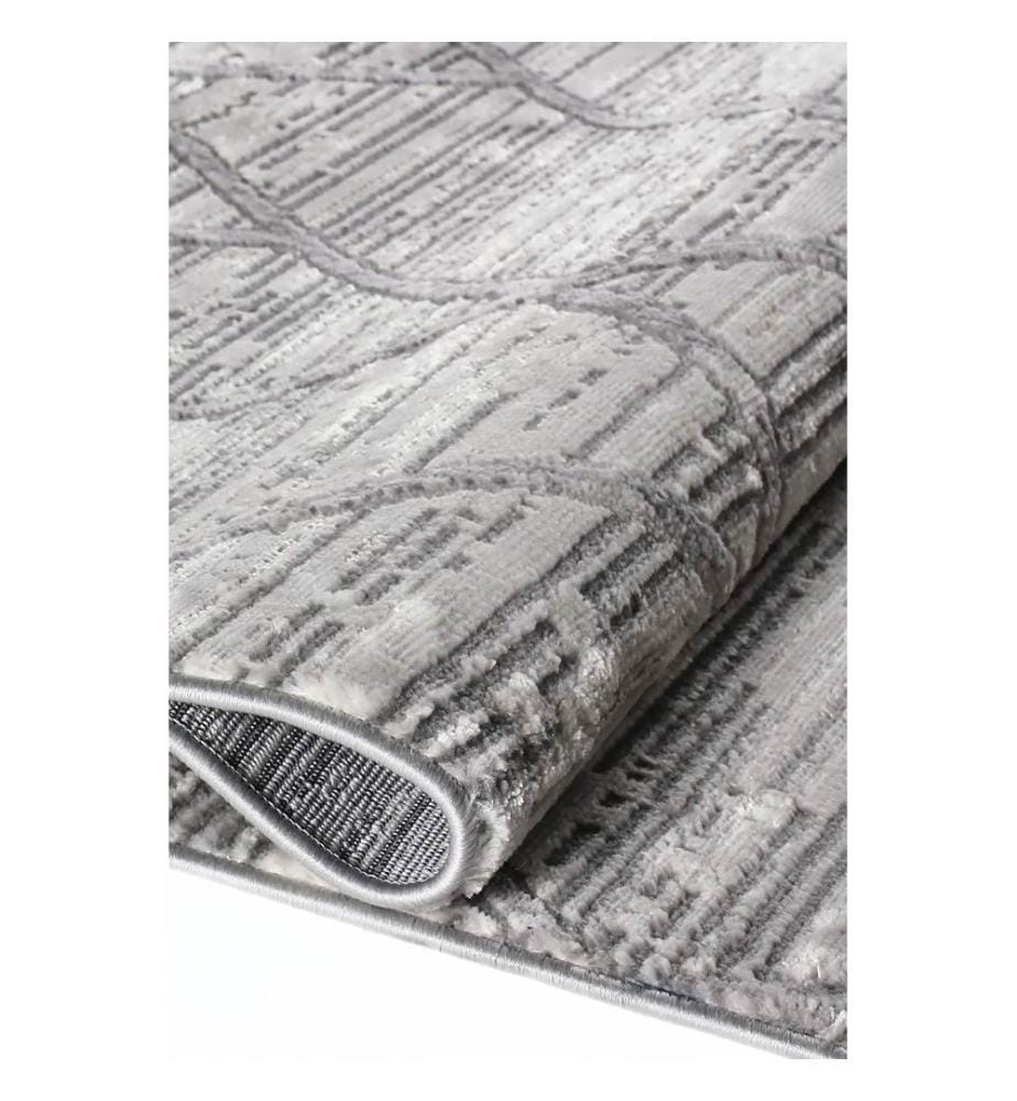 Teppich, Grau, 100% Polyester, 120 x 180 cm