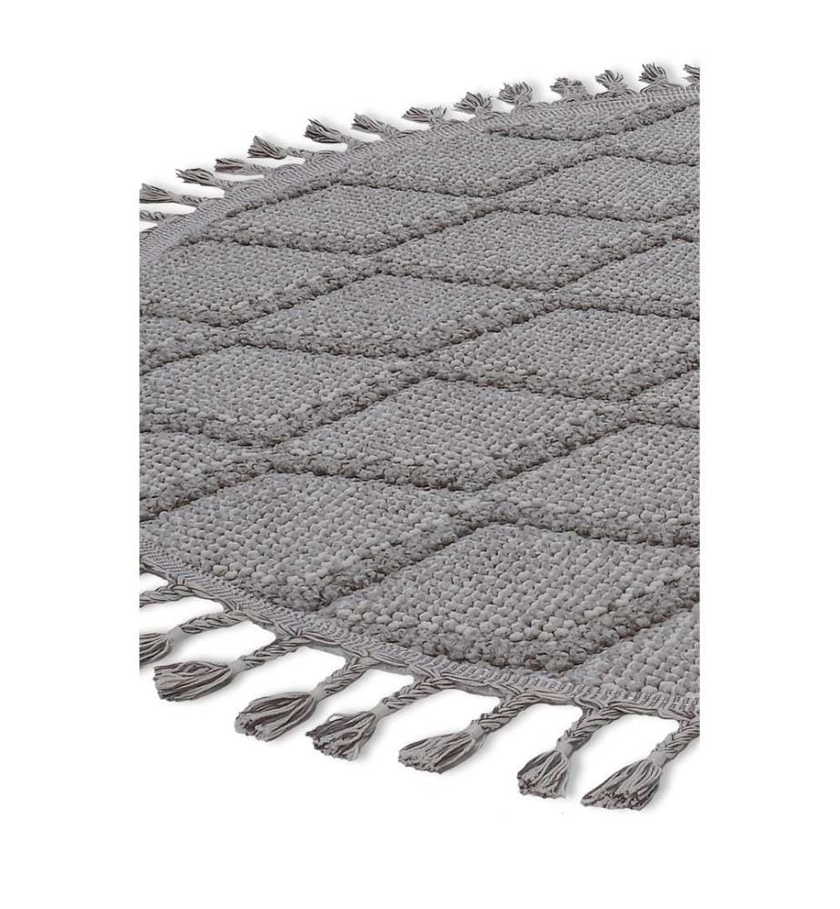Tappeto, Grigio, 100% polipropilene, diametro: 120 cm