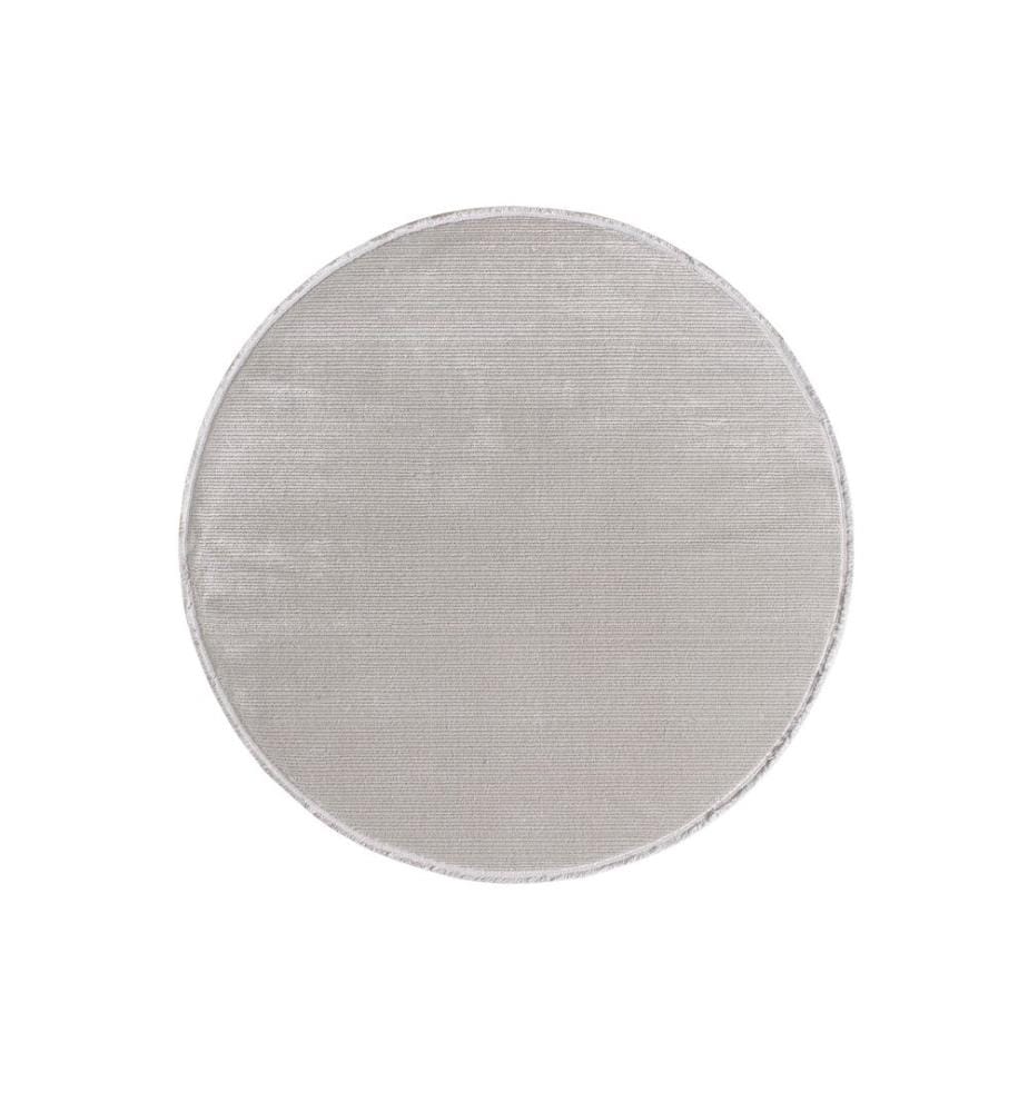 Tappeto, grigio, 70% polipropilene / 30% poliestere, diametro: 80 cm