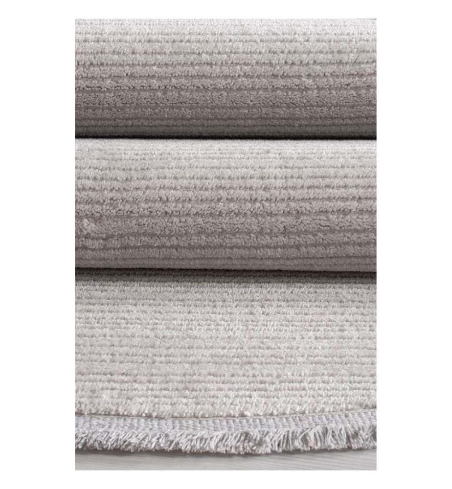 Tappeto, grigio, 70% polipropilene / 30% poliestere, diametro: 80 cm