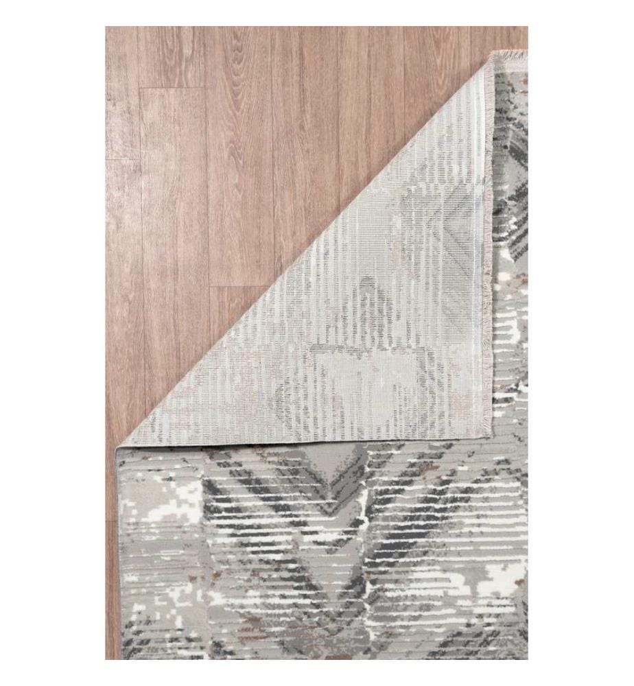 Tappeto, Grigio, 70% polipropilene / 30% poliestere, 80 x 300 cm