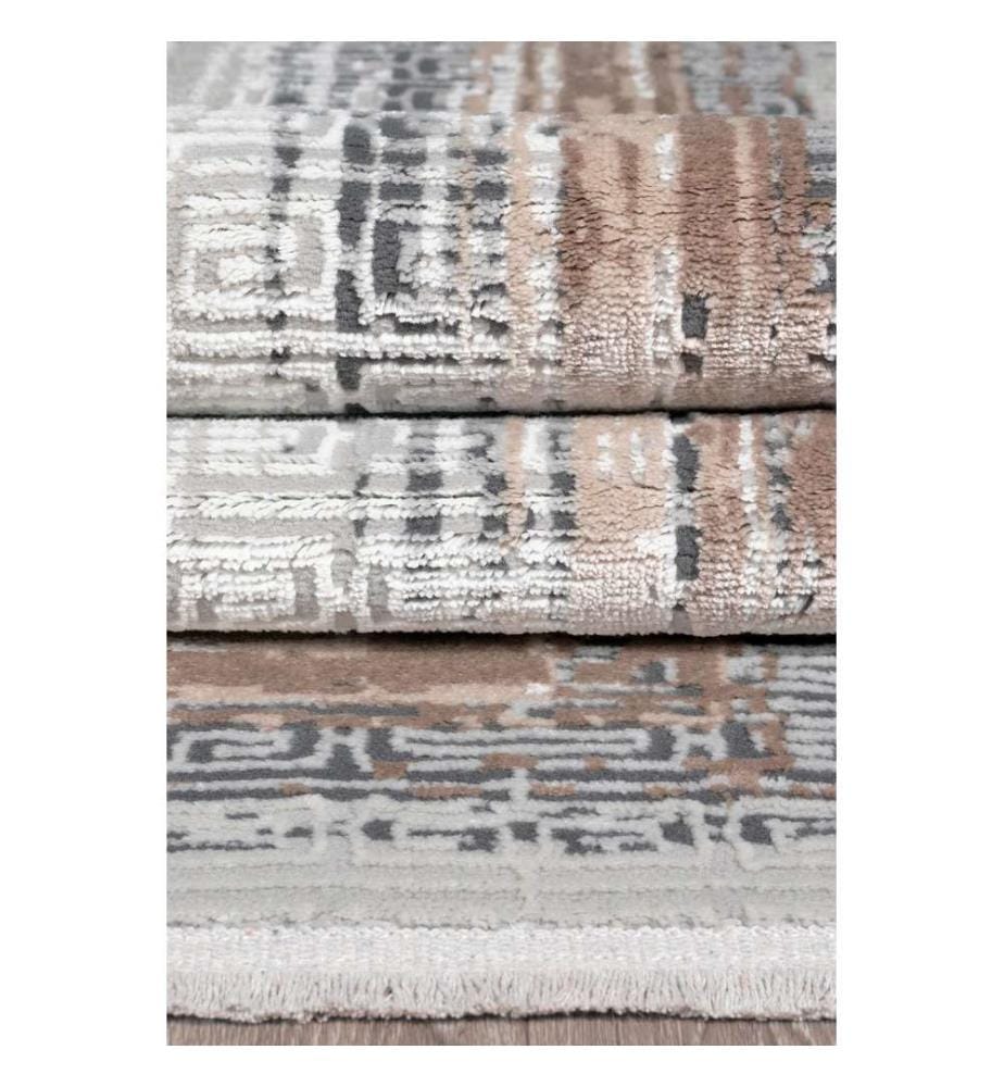 Tappeto, marrone, 70% polipropilene / 30% poliestere, 100 x 300 cm
