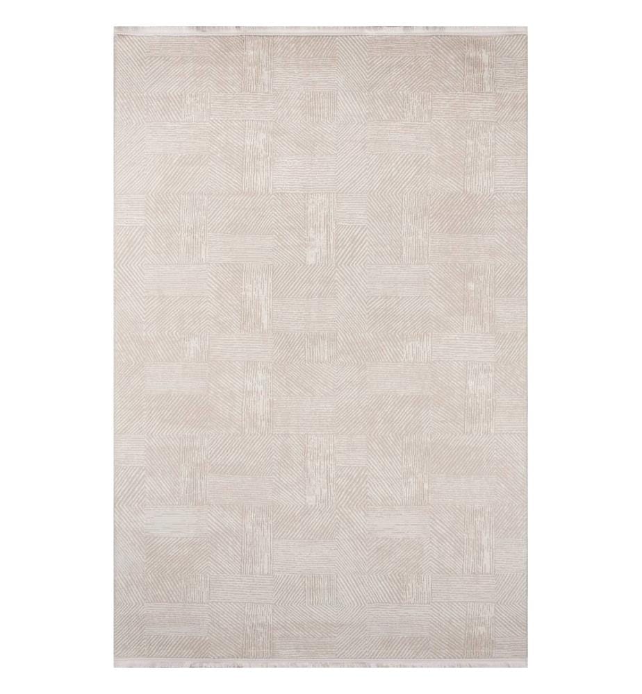 Tappeto, Crema, 70% polipropilene / 30% poliestere, 100 x 300 cm