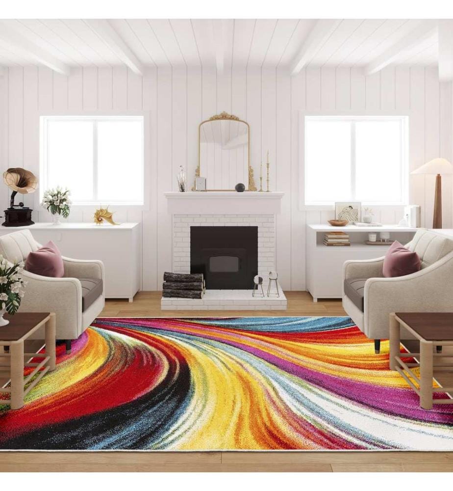 Teppich, 100 X 300, Mehrfarbig, 70% Baumwolle , 30% Polyester