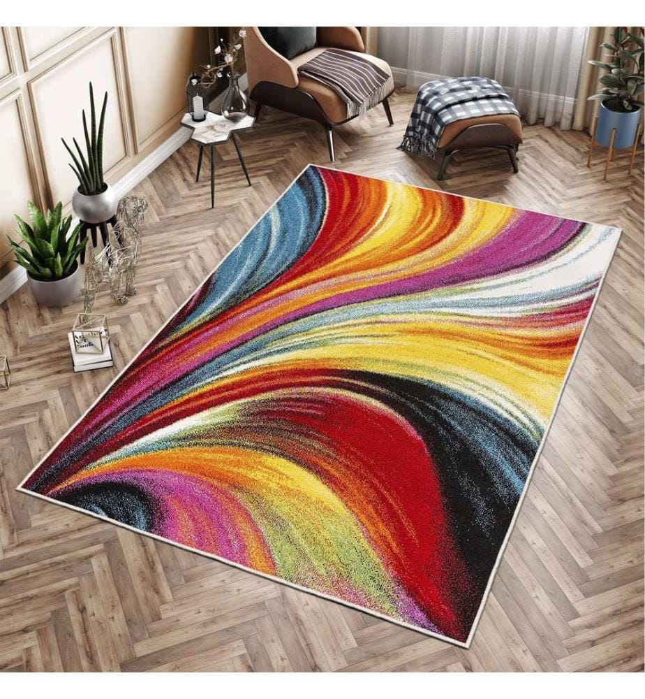 Teppich, 100 X 300, Mehrfarbig, 70% Baumwolle , 30% Polyester