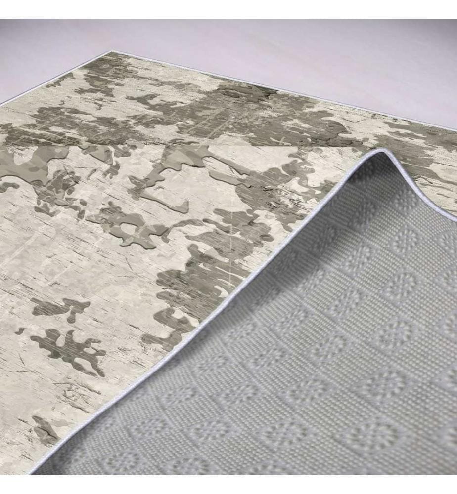 Tappeto, Grigio, Grigio scuro, 100% poliestere, 120 x 180 cm