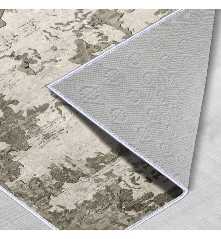 Tappeto, Grigio, Grigio scuro, 100% poliestere, 140 x 220 cm