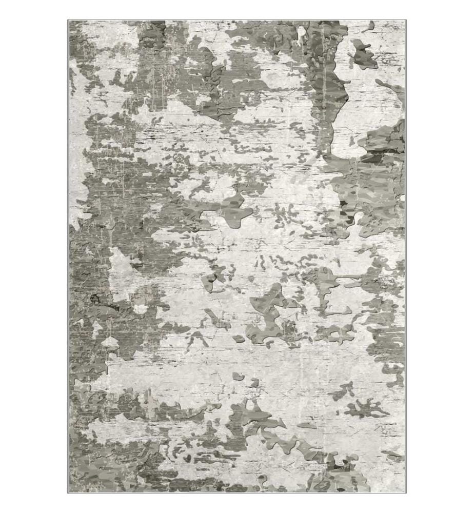 Tappeto, Grigio, Grigio scuro, 100% poliestere, 160 x 230 cm