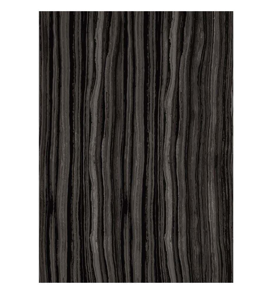 Tappeto, Oro, Nero, 100% poliestere, 80 x 150 cm