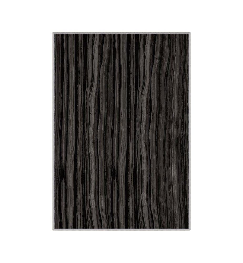 Tappeto, Oro, Nero, 100% poliestere, 80 x 300 cm