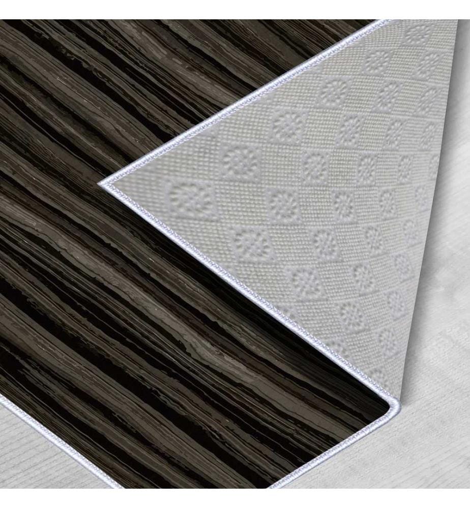 Tappeto, Oro, Nero, 100% poliestere, 120 x 180 cm