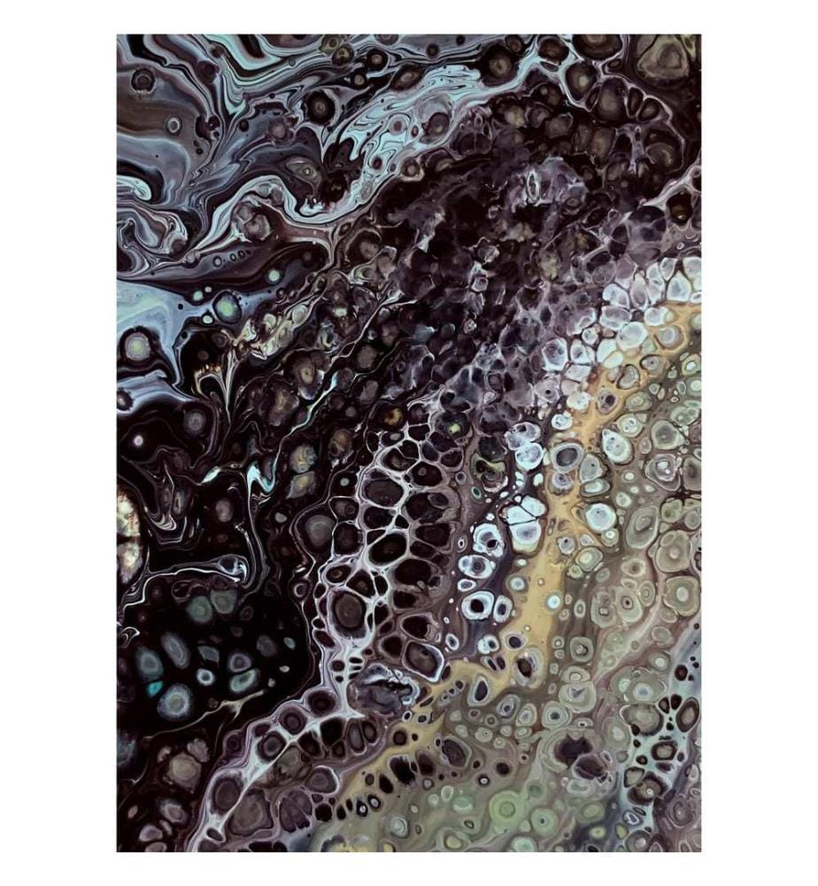 Teppich, Weiss, Gelb, Blau, Blau, Grün, Schwarz, 100% Polyester, 60 x 100 cm