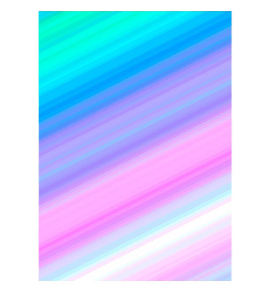 Teppich, Rosa, Türkis, Fuchsia, Blau, 100% Polyester, 100 x 200 cm