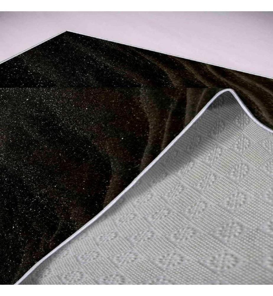 Teppich, Weiss, Schwarz, 100% Polyester, 80 x 200 cm