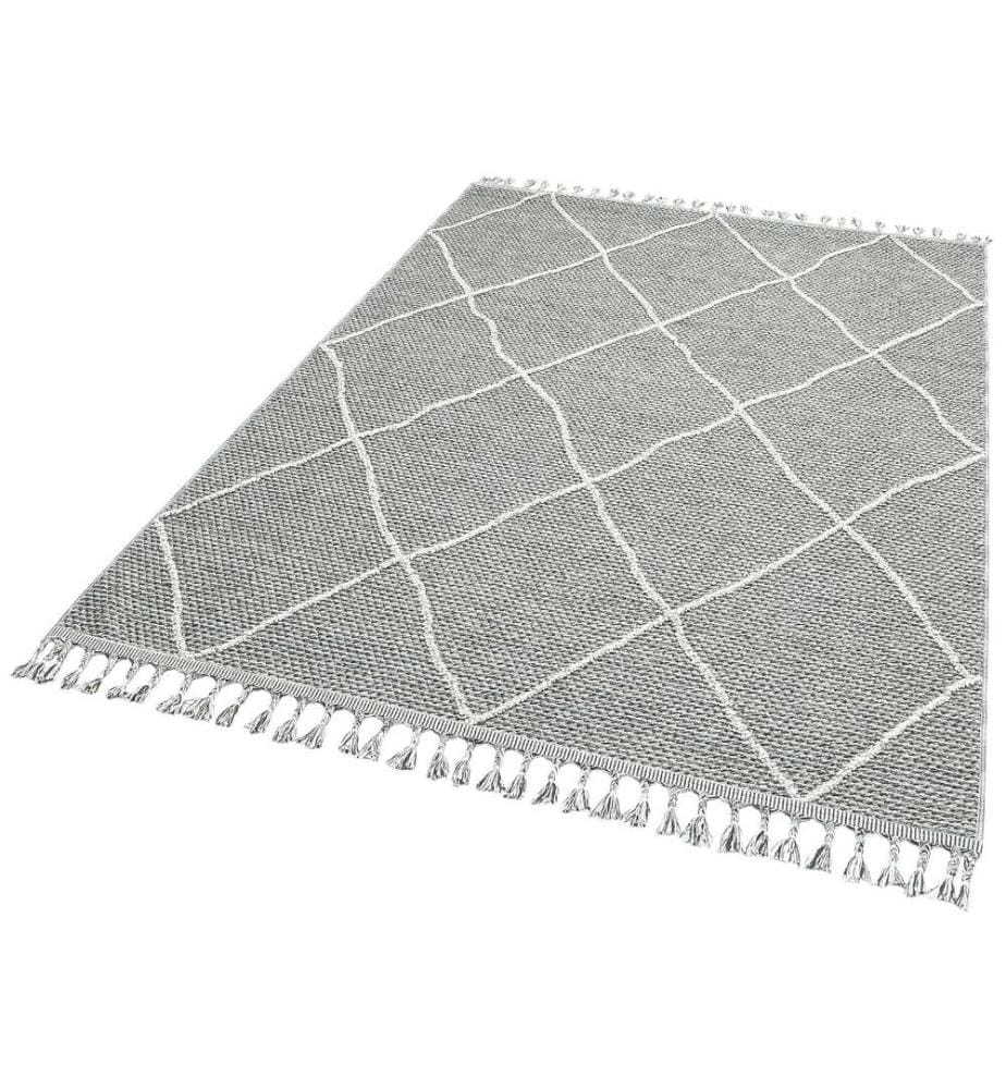 Teppichboden, Grau, 45% Polyproplen / 55% Polyester, 130 x 190 cm
