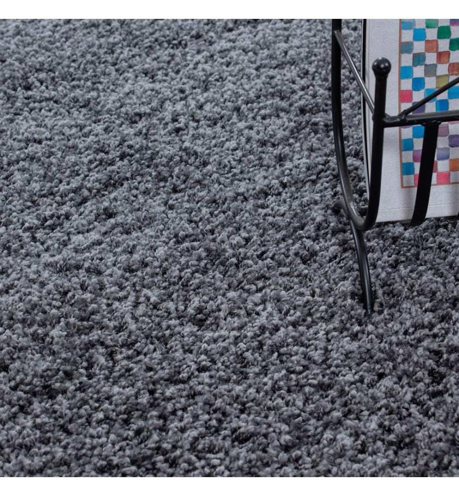 Tappeto, Grigio scuro, 100% polipropilene, 60 x 110 cm
