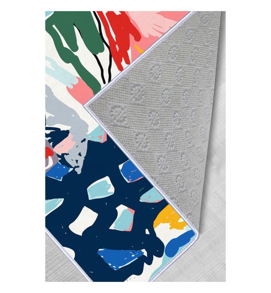 Teppich, Mehrfarbig, 100% Polyester, 60 x 100 cm