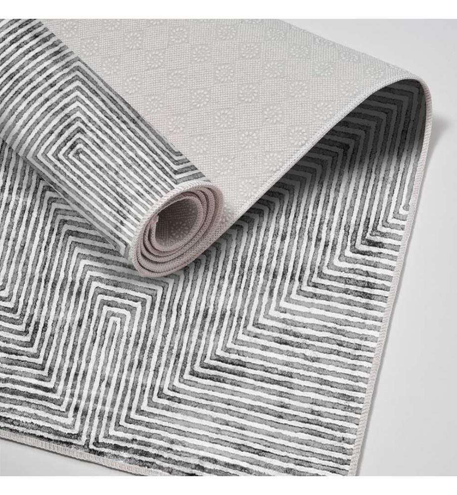 Tappeto, Grigio, 100% poliammide, 160 x 230 cm
