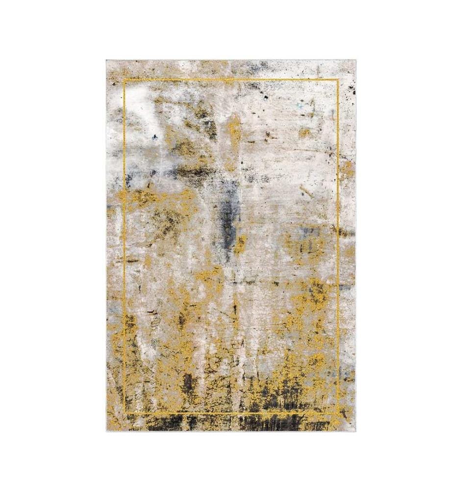 Tappeto, Senape, 100% poliestere, 100 x 150 cm