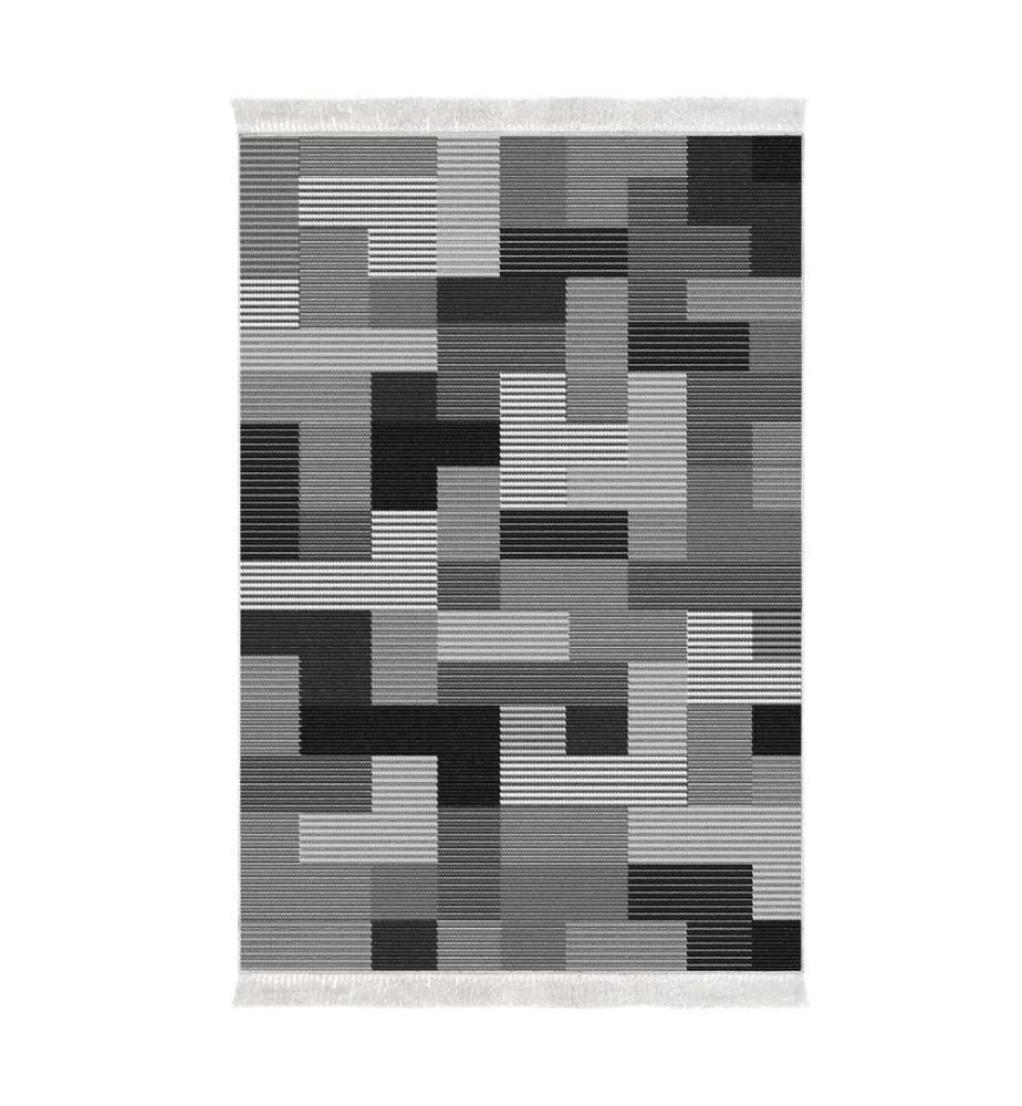 Tappeto, Grigio, 100% poliestere, 80 x 200 cm