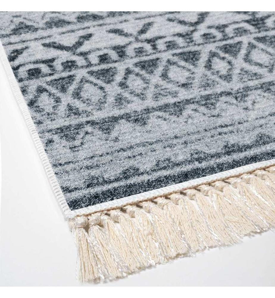 Teppich, Dunkelblau, 100% Polyester, 120 x 180 cm