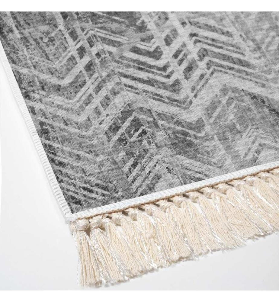 Tappeto, Antracite, 100% poliestere, 80 x 200 cm