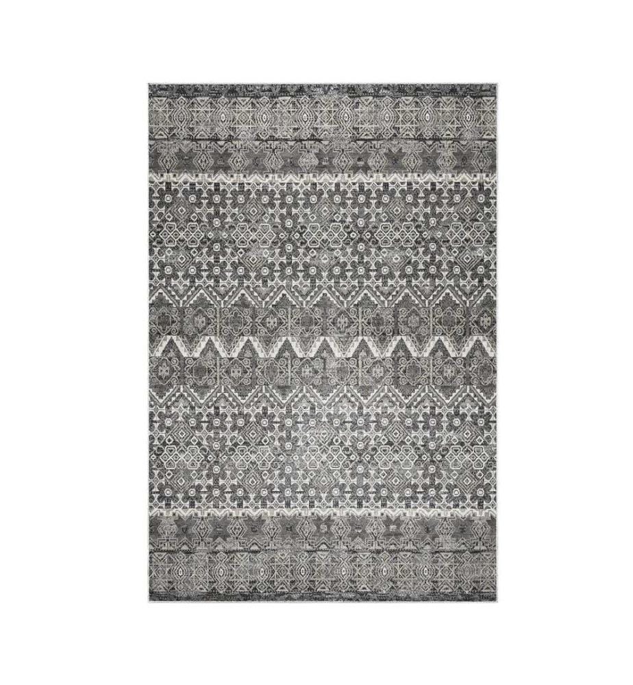 Tappeto, Grigio, 100% poliestere, 120 x 180 cm